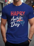 Men’s Australia Flag Graphic T-Shirt – Casual Short Sleeve Crew Neck Tee thumbnail 9