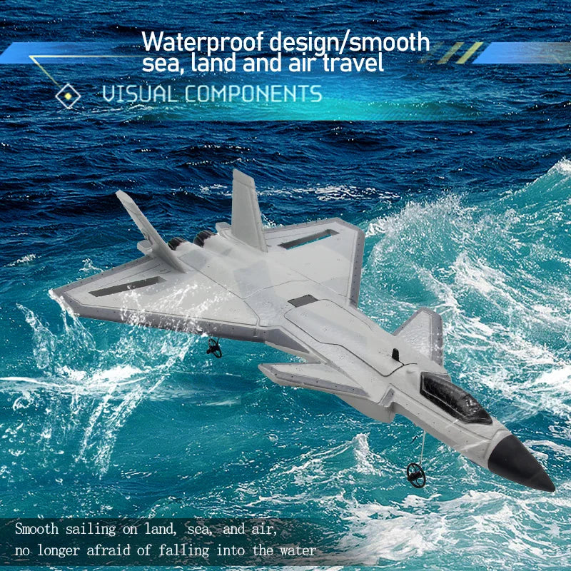 RC Foam Aircraft SU-35 Fighter Plane 2.4G Remote Control Glider for Kids and Adults