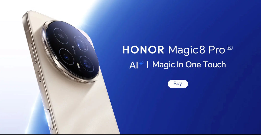Global Version HONOR Magic8 Pro 6.71'' 120Hz OLED, Snapdragon 8 Elite Gen 5, 7100mAh Battery, 100W SuperCharge Smartphone