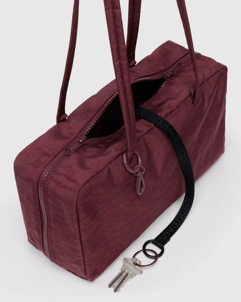 Large Capacity Square Shoulder Bag – Casual Canvas Bowler Handbag for Everyday Use