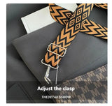 Retro M Letter Crossbody Handbag for Women – PU Leather Bucket Style Messenger Bag thumbnail 15