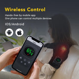 Wireless Shoulder Heating Pad With Massage 6 Temperature Levels App Control 5000mAh Battery AMH02 thumbnail 4