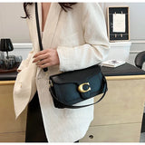 Women’s High-End Pure Color Square Shoulder Bag – Multi-Layer Minimalist Commuter Handbag thumbnail 19