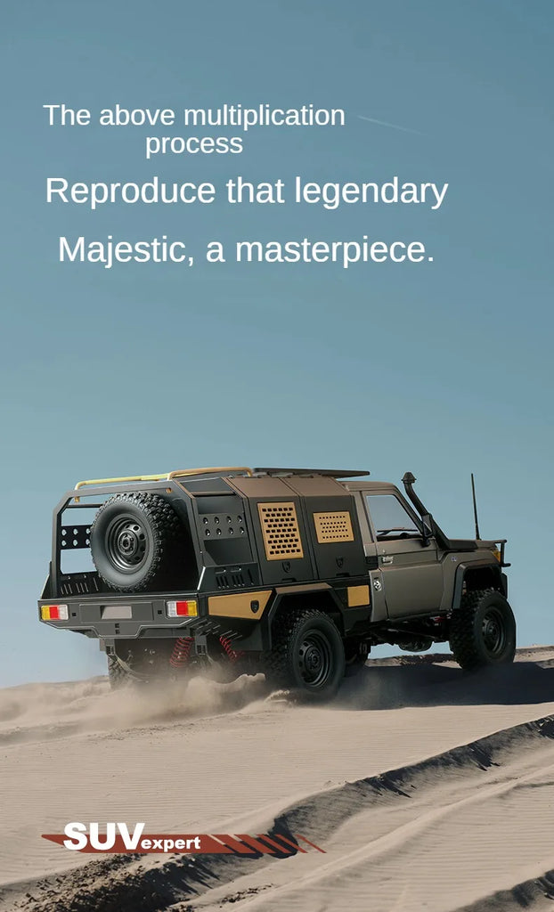 ZWN MN82 / MN82S LC79 1:12 Scale 4WD RC Pickup Truck – Full Scale Off-Road Climbing Remote Control Car