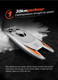 2.4G RC High Speed Racing Boat – Waterproof Double Motor Speedboat Toy (Model 805) thumbnail 11