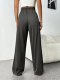 Autumn & Winter Women’s Elastic Waist Wide Leg Casual Pants thumbnail 35