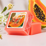 100g B+ Papaya Extract Nourishing Handmade Soap – Deep Cleansing Hydrating Bar with Coconut & Goat Milk thumbnail 1