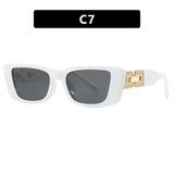 Vintage Small Cat Eye Sunglasses for Women – Trendy Black Fashion Shades Outdoor UV Protection thumbnail 17