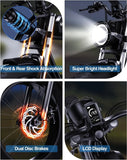 Kickwey K7 1500W Fat Tire Electric Bike – 48V 23Ah Lithium, 46km/h Mountain E-Bike for Adults thumbnail 5