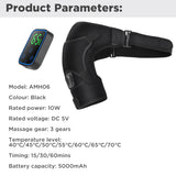 Wireless Shoulder Heating Pad With Massage 6 Temperature Levels App Control 5000mAh Battery AMH02 thumbnail 31