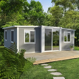 Expandable Prefab Container House Foldable Steel Tiny Home 20ft / 30ft / 40ft Customizable thumbnail 3
