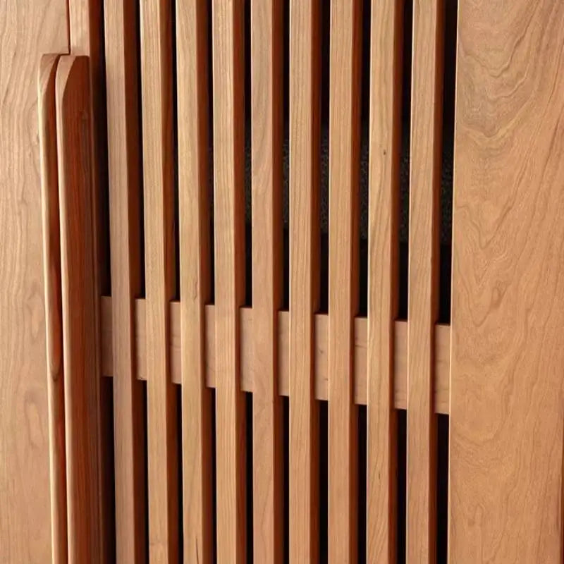 Luxury Modern Wooden Wardrobe with Sliding Doors and Storage Drawers – Nordic Style Bedroom Closet Furniture