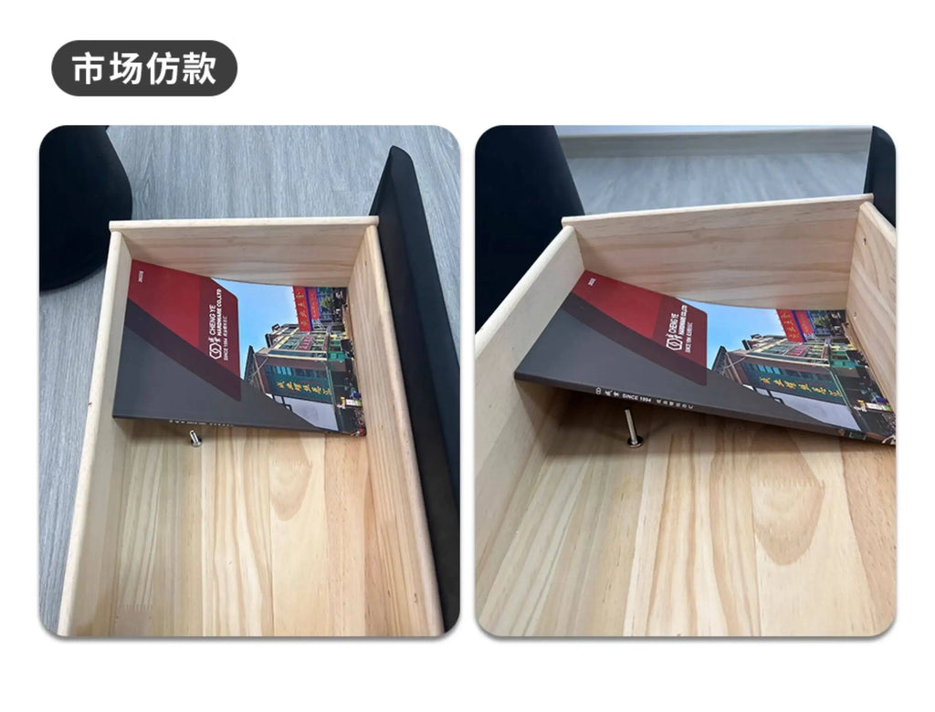 Space-Saving Vintage Bedside Table – Minimalist Luxury Wooden Nightstand