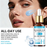 HISENRAIN Vitamin C Retinol Hyaluronic Acid Serum Duo Anti Aging Brightening Hydration Combo thumbnail 9