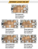 Expandable Prefab Container House 20ft 30ft 40ft Portable Steel Modular Home thumbnail 18