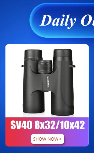 SVBONY SV47 Professional Bird Watching Binoculars – 8x32 / 8x42 / 10x42 Powerful HD Telescope | IPX7 Waterproof Camping & Survival Gear