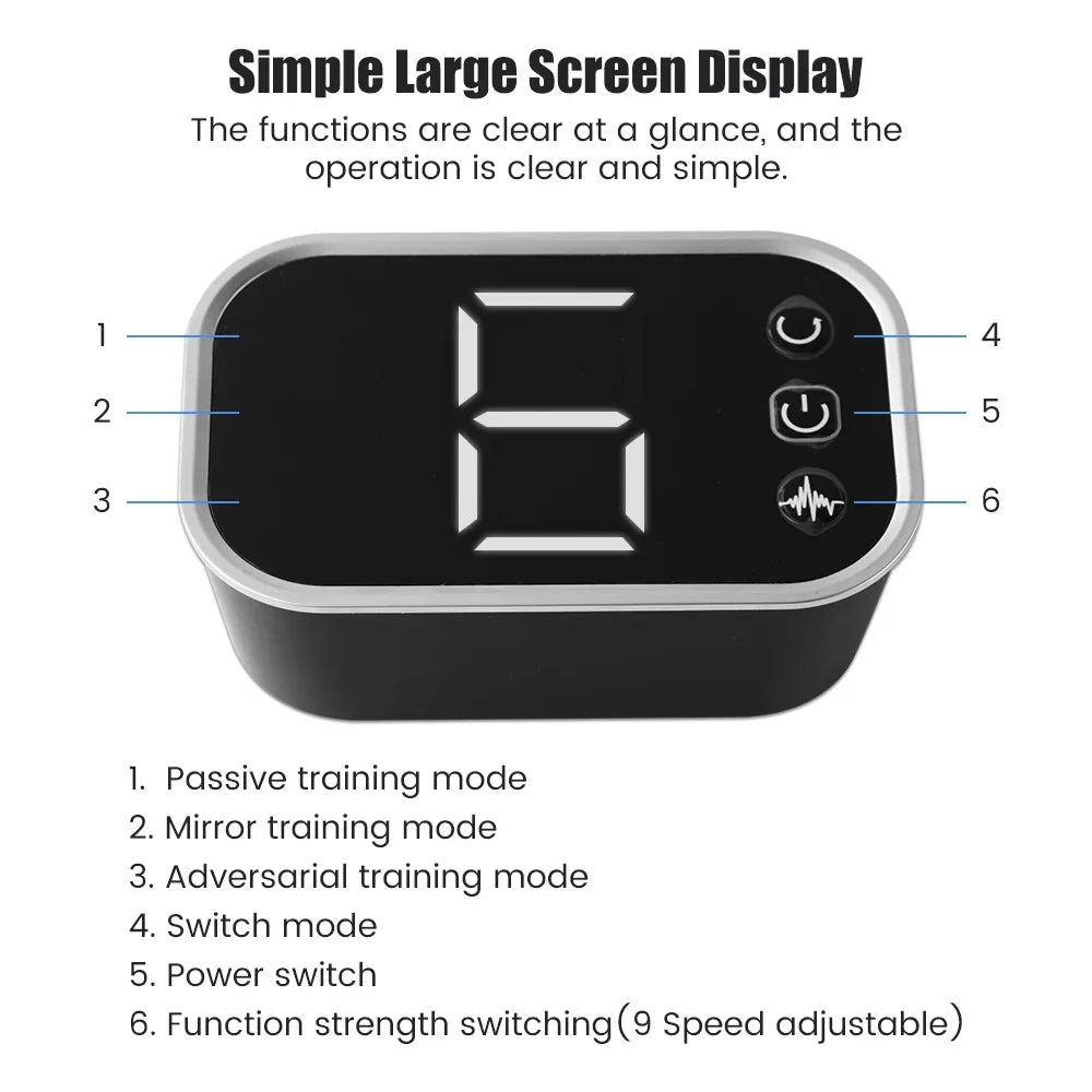 Left & Right Hand Finger Rehabilitation Robot Gloves Stroke Therapy Training Equipment