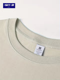 Men’s 100% Cotton Casual Letter Print T-Shirt – Loose Fit Short Sleeve Tee thumbnail 9