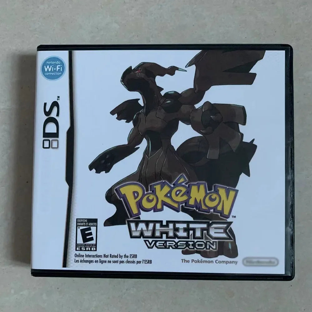 Pokemon Black & White 1+2 Combined Card for DS/NDS/3DS with Box Cassette