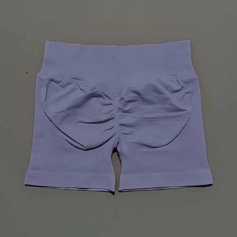 Women High Waist Fitness Shorts – Yoga, Gym, Running Sportswear
