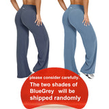 Women’s Flared Yoga Leggings – High-Waist Seamless Wide-Leg Fitness Pants thumbnail 2