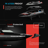 WL916 / WL912-A RC Speedboat 2.4GHz High-Speed Remote Control Racing Boat for Kids thumbnail 6