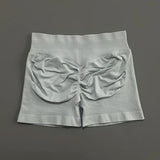 Women High Waist Fitness Shorts – Yoga, Gym, Running Sportswear thumbnail 42