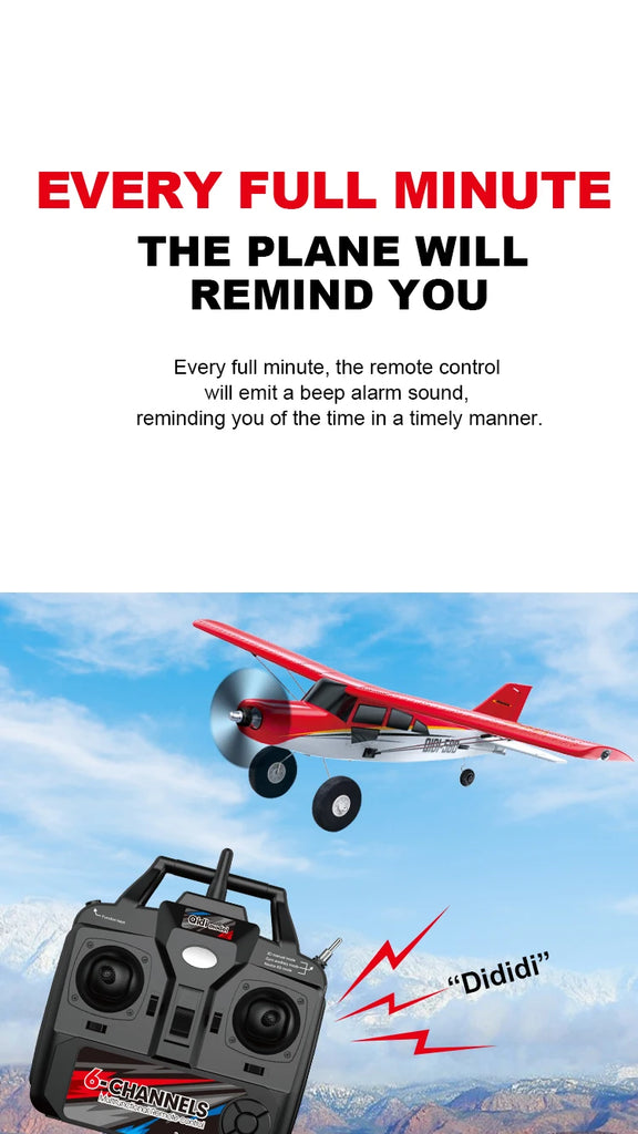 Qidi560 Moore M7 Off-Road RC Plane 4CH Brushless Remote Control Fixed Wing Aircraft – EPP Foam Model