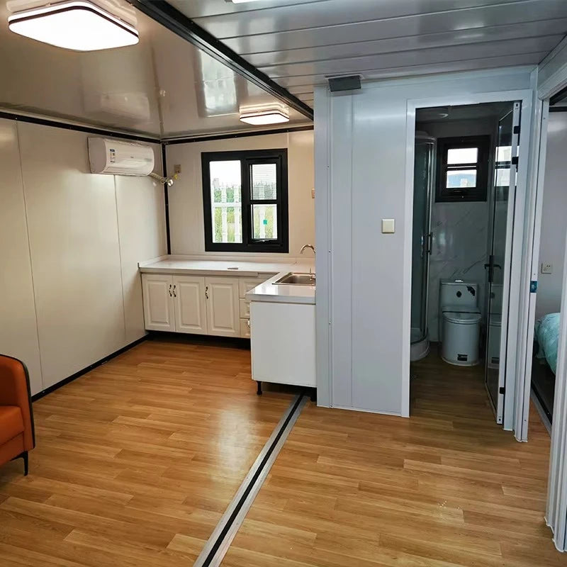 Expandable Container House Prefab Tiny Home 20ft / 40ft Flat Pack Granny House