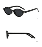 Oval Rice Nail Retro Fashion Sunglasses – Customizable Myopia Lenses 0~-6.0 thumbnail 14