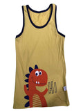 Boys Cartoon Dino Car Cotton Tank Top Singlet Underwear – Kids Summer Undershirt 3-10T thumbnail 21