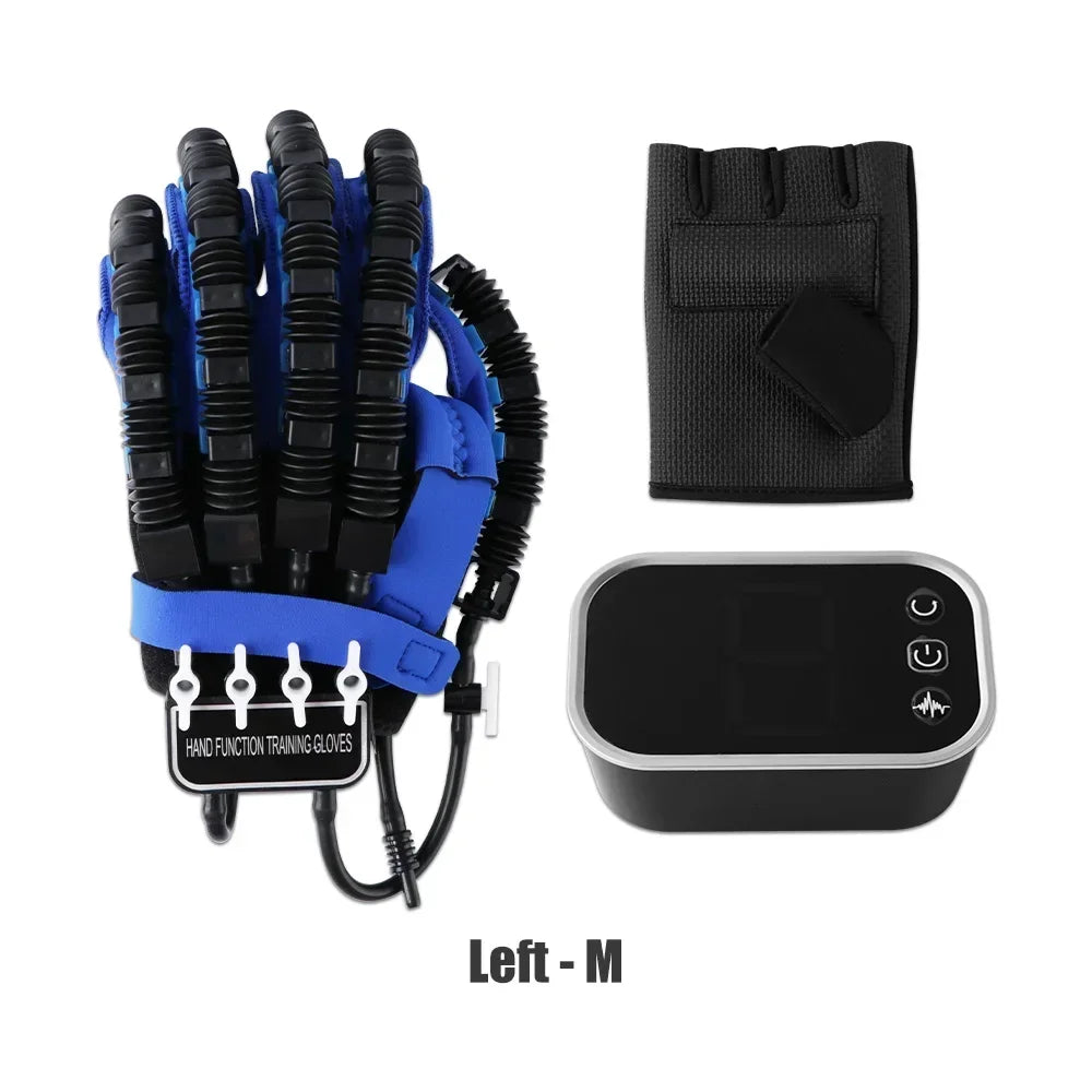 Left & Right Hand Finger Rehabilitation Robot Gloves Stroke Therapy Training Equipment