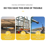 Well Drilling Rig Machine 22HP 25HP Petrol Diesel Mini Rotary Water Well Drilling Rig 100M–300M Borehole Drill with Crawler Option thumbnail 14
