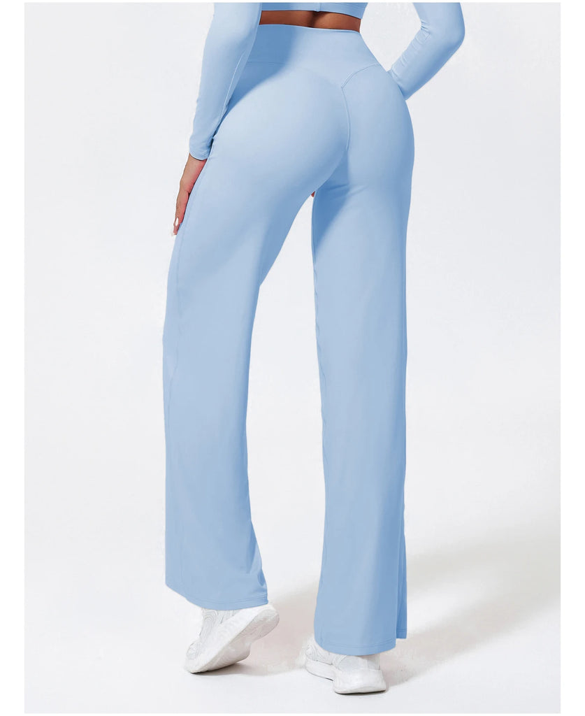 Hearuisavy Women Straight-Leg Sports Pants Yoga & Fitness Leggings