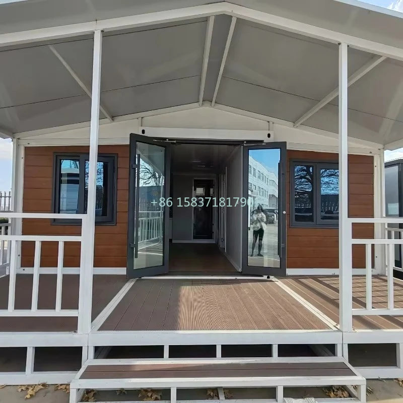 Expandable Folding Container House 20ft & 40ft Prefab Tiny Home Fast Assembly Flat Pack