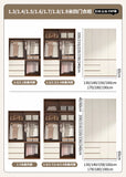 Luxury Nordic Modern Metal Wardrobe with Storage Drawers – Adult Bedroom Closet Furniture thumbnail 24