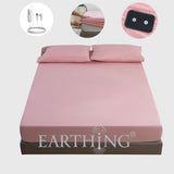 Grounding Earthing Fitted Sheet Cal King 183x213cm Cotton Silver Fibre Sheet with Grounding Cord 400TC thumbnail 15