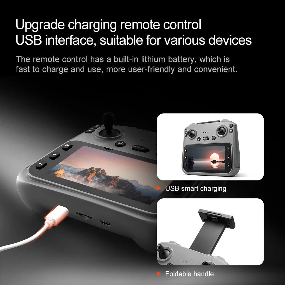V168 Pro MAX 8K GPS Drone with 5G WIFI, 4.5" Screen, FPV, 360° Obstacle Avoidance & Brushless Motor RC Quadcopter