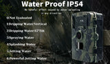 36MP Wildlife Hunting Camera with 1080P Video, 120° Wide Lens, 0.3s Trigger, Night Vision, IP66 Waterproof thumbnail 13