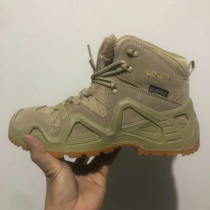Men’s Outdoor Hiking Shoes – Anti-Slip Climbing Shoes, Size 40–47 | Breathable Suede & Rubber Sole
