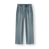 Semir Women’s 2025 Winter Wide-Leg Fleece-Lined Jeans – Full-Length Hong Kong Style Trousers thumbnail 30