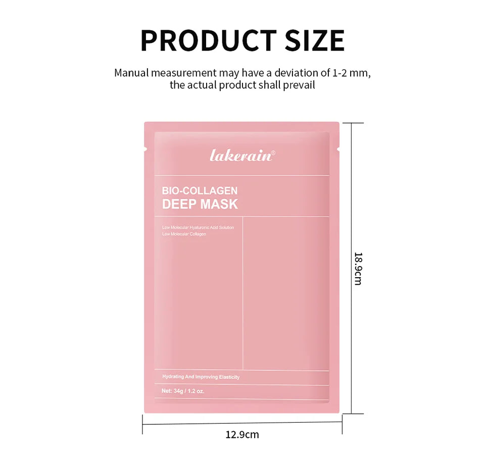 Bio-Collagen Deep Face Mask Overnight Hydrating Mud Mask for Pore Minimizing, Firming and Brightening 34g