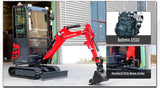 LANDWARD CE Euro 5 Mini Excavator 3.5 Ton with Kubota Engine – Customizable Home & Farm Crawler Excavator thumbnail 27