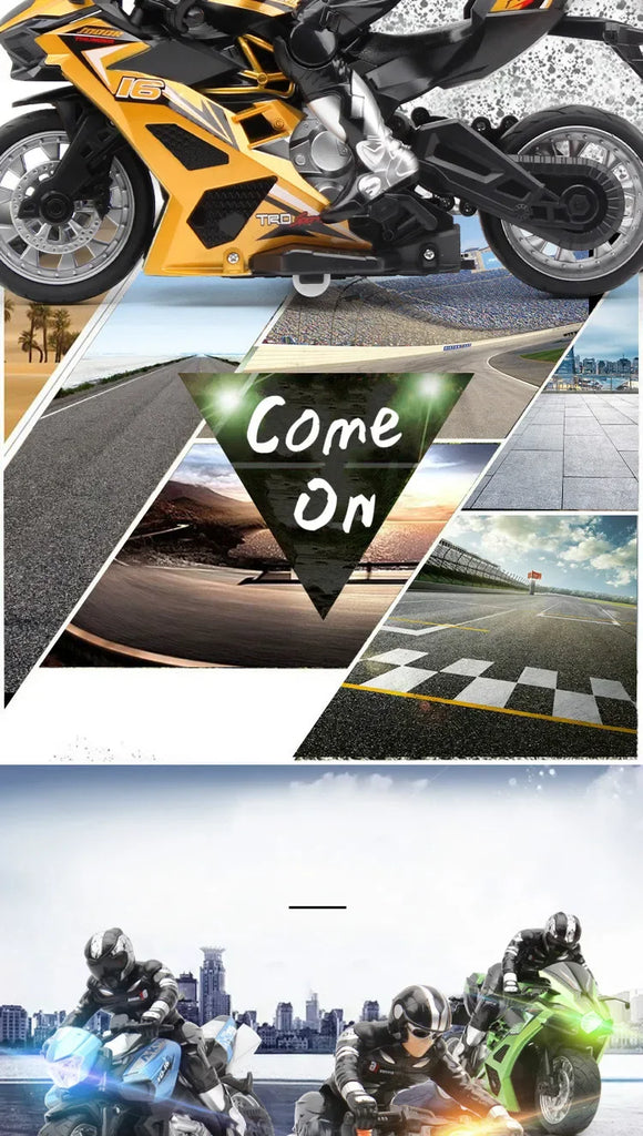 High-Speed Remote Control Stunt Motorbike 360° Rotation Drift RC Motorcycle Toy for Kids