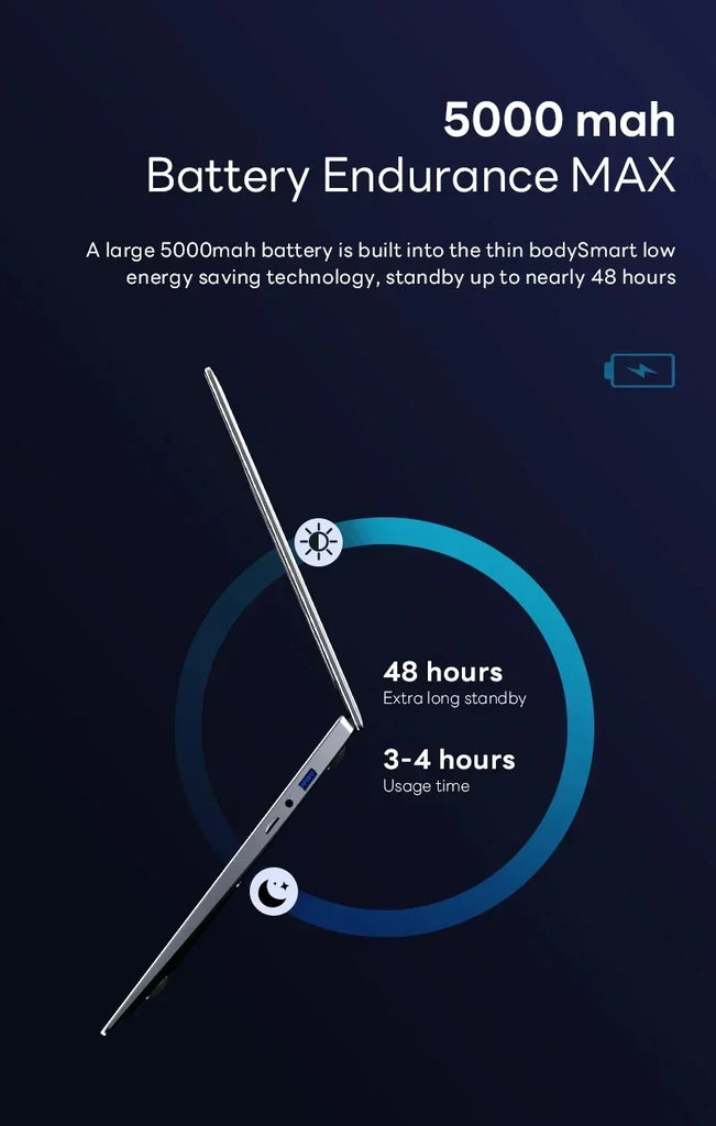 LENO HOT Ultra Slim 14.1" Laptop 32GB 2TB Windows 11 Intel Core i7 Gaming Notebook