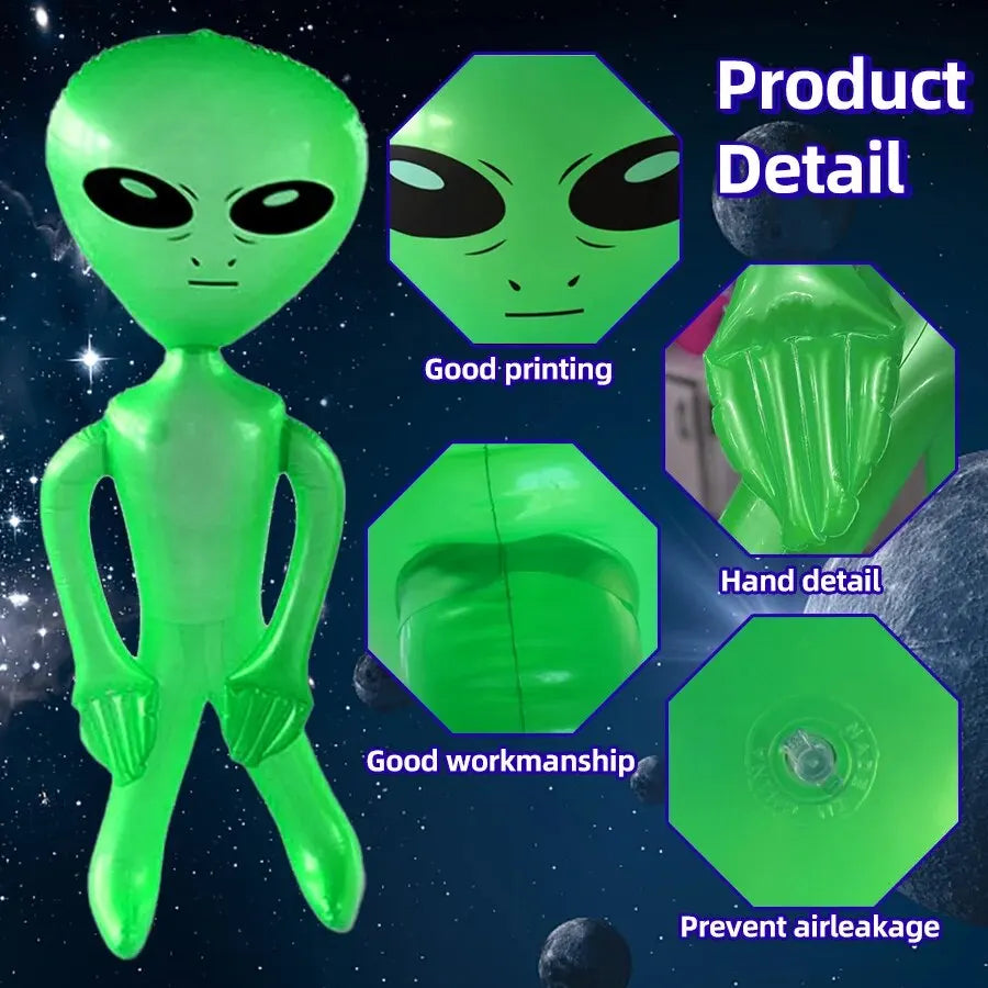 Inflatable Alien Party Balloon Decoration – Fun Holiday & Birthday Gift