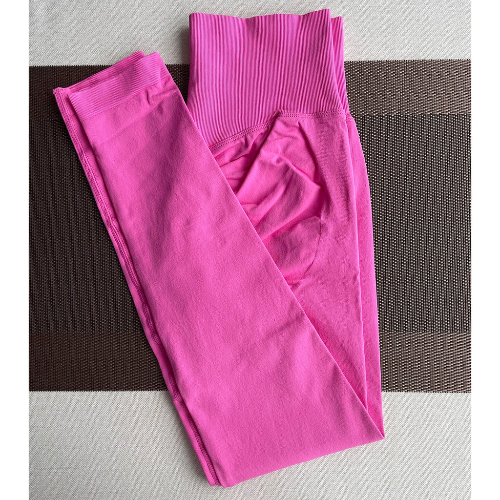 TKITK Women's High Waist Yoga Leggings Seamless Butt Lifting Gym Pants
