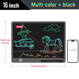 16/20 Inch Rechargeable LCD Writing Tablet Erasable Multi-Color Drawing Board for Kids thumbnail 9