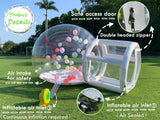Commercial White Inflatable Bounce House Bouncy Castle 10x10ft with Blower – Kids & Events thumbnail 6