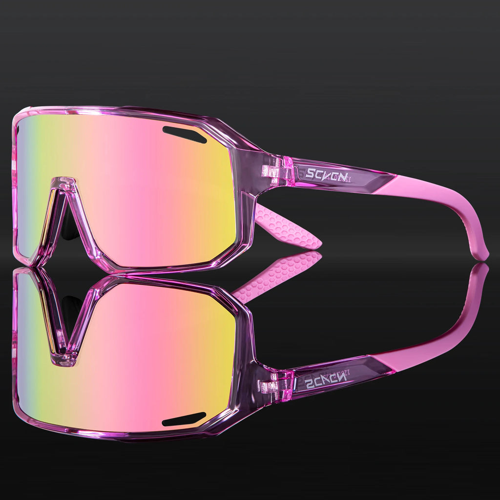 SCVCN Kids UV400 Photochromic Cycling Sunglasses – Boys & Girls Outdoor Sports Riding Glasses